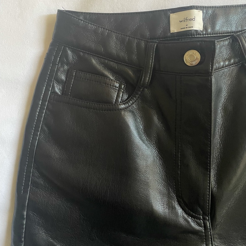 Wilfred Melina Pant - Aritzia Faux Leather Pants